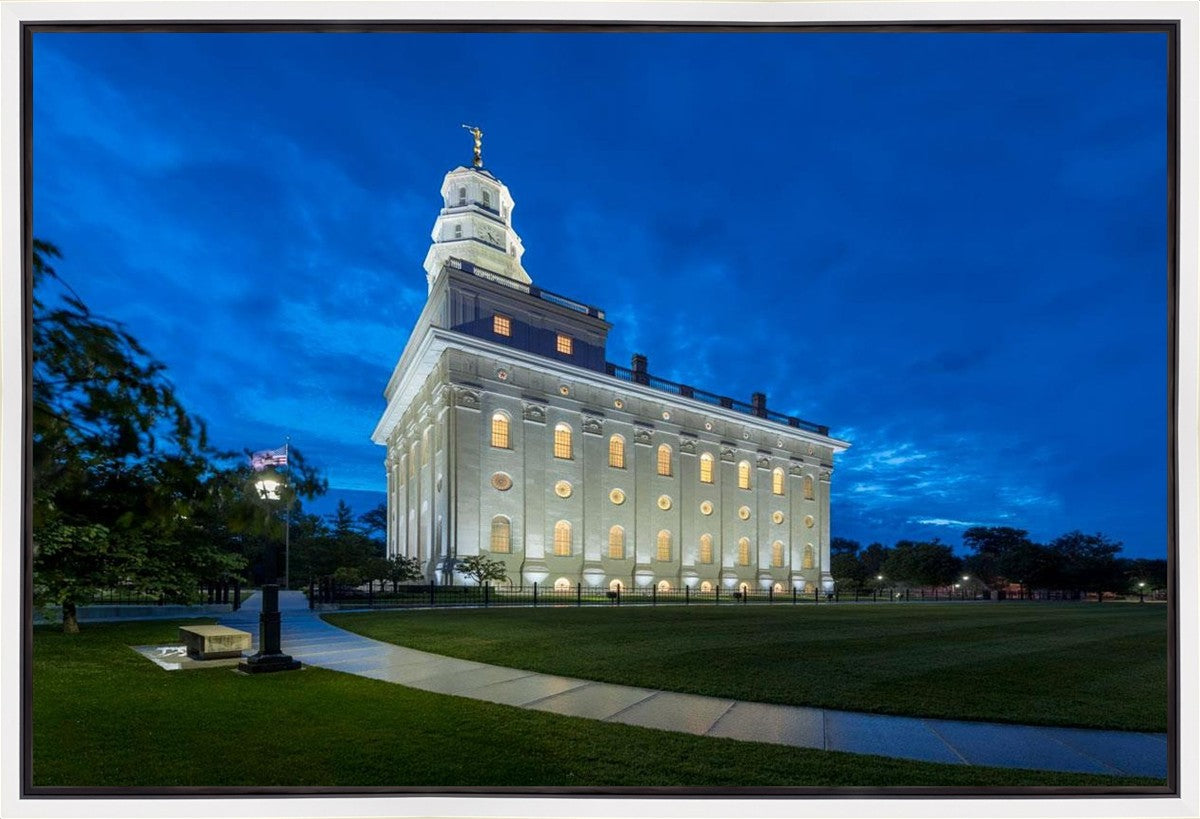 Nauvoo Temple Blue Hour Gallery Wrap