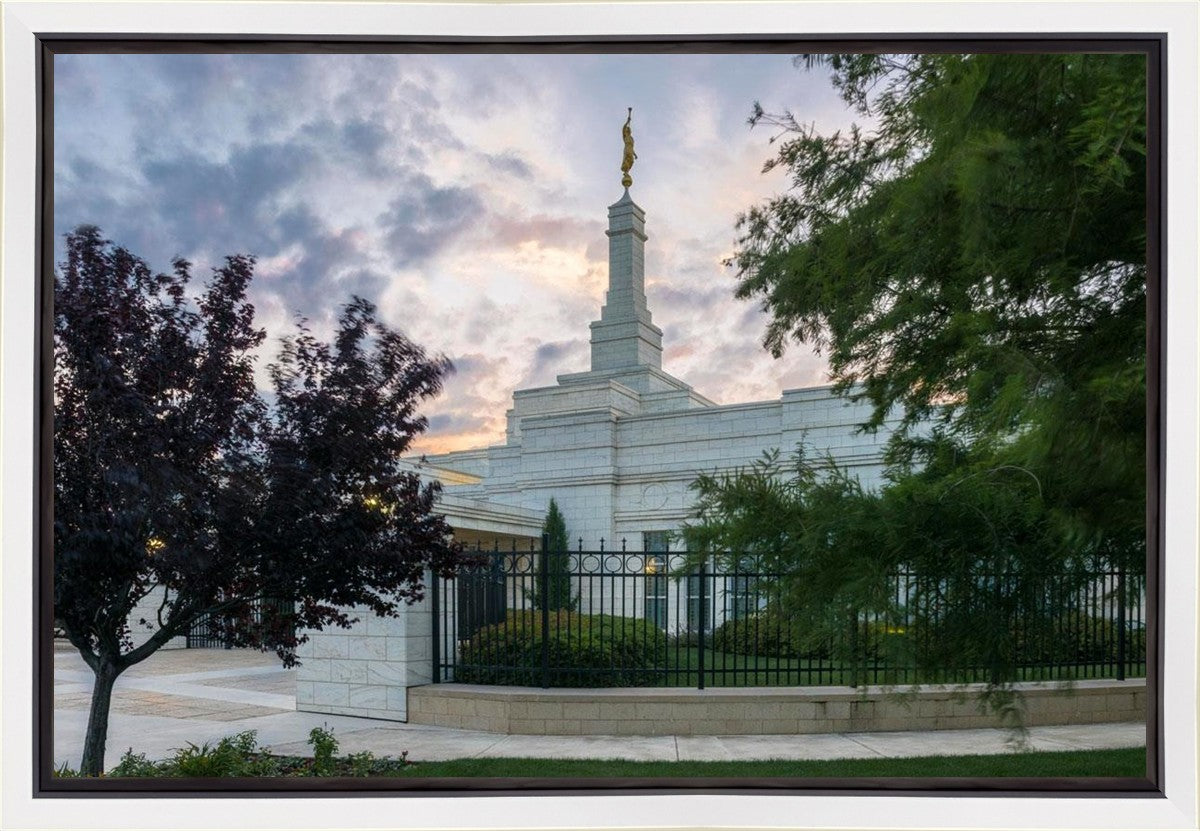 Oklahoma City Temple Peaceful Gardens Gallery Wrap