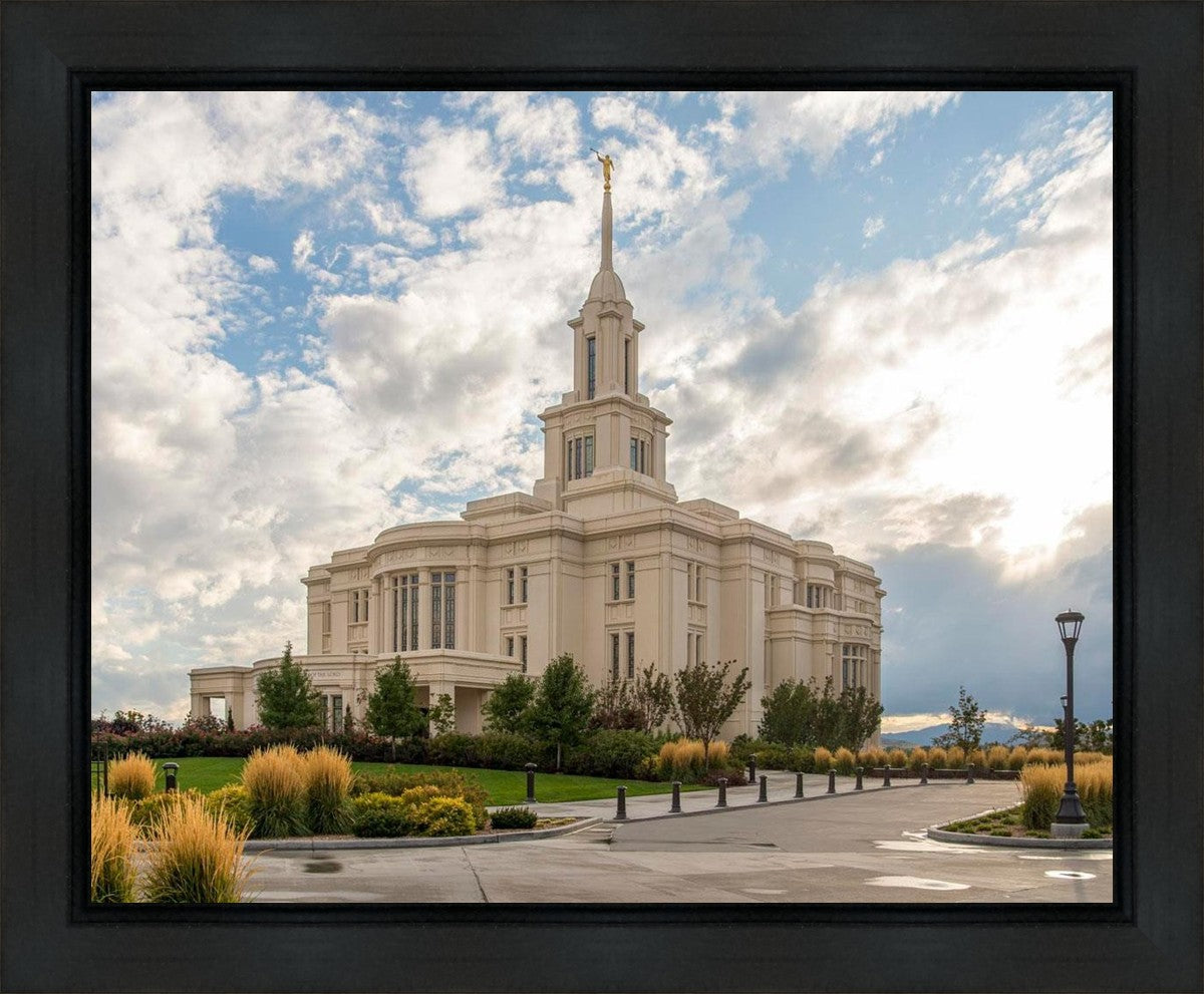 Payson Temple Golden Hour Gallery Wrap