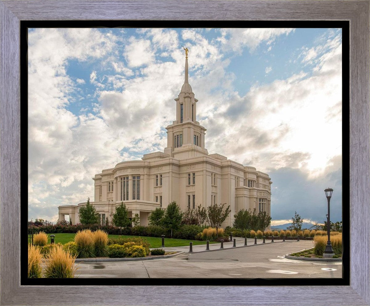 Payson Temple Golden Hour Gallery Wrap