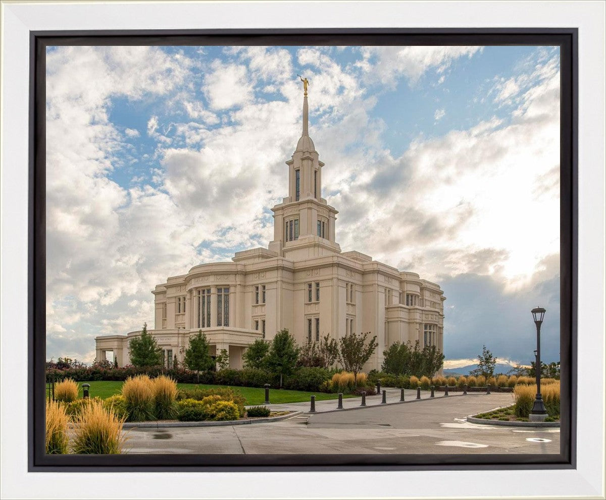 Payson Temple Golden Hour Gallery Wrap