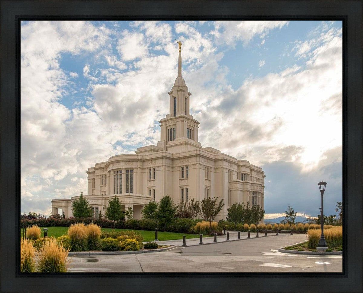 Payson Temple Golden Hour Gallery Wrap