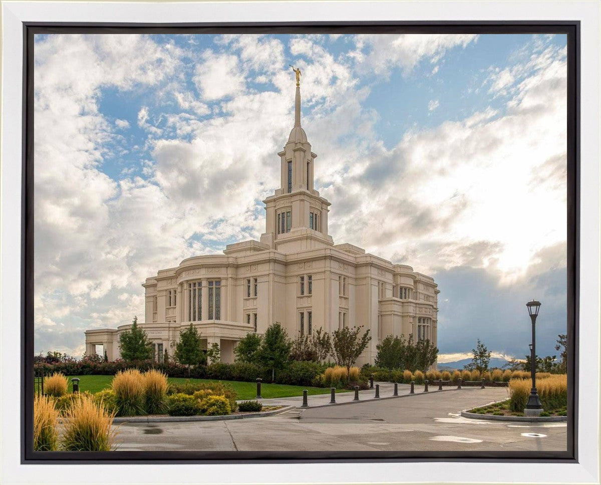 Payson Temple Golden Hour Gallery Wrap