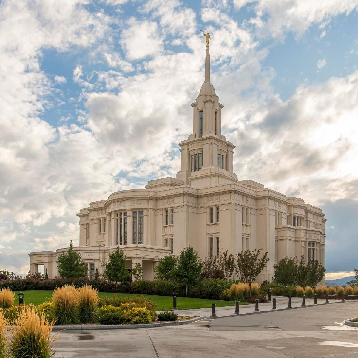 Payson Temple Golden Hour Gallery Wrap