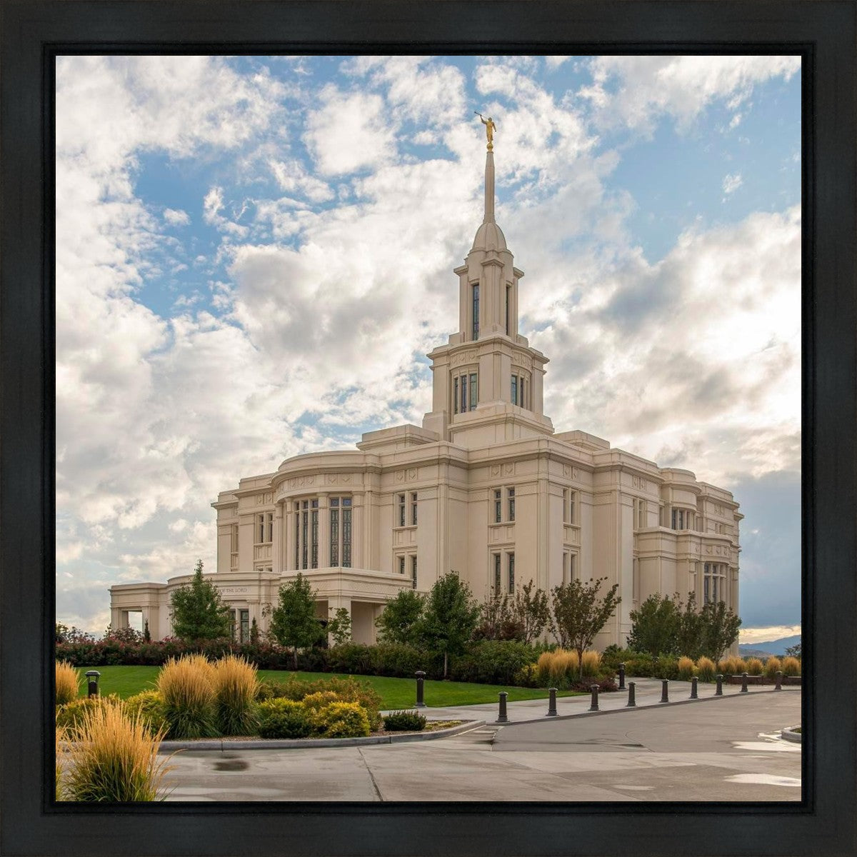 Payson Temple Golden Hour Gallery Wrap