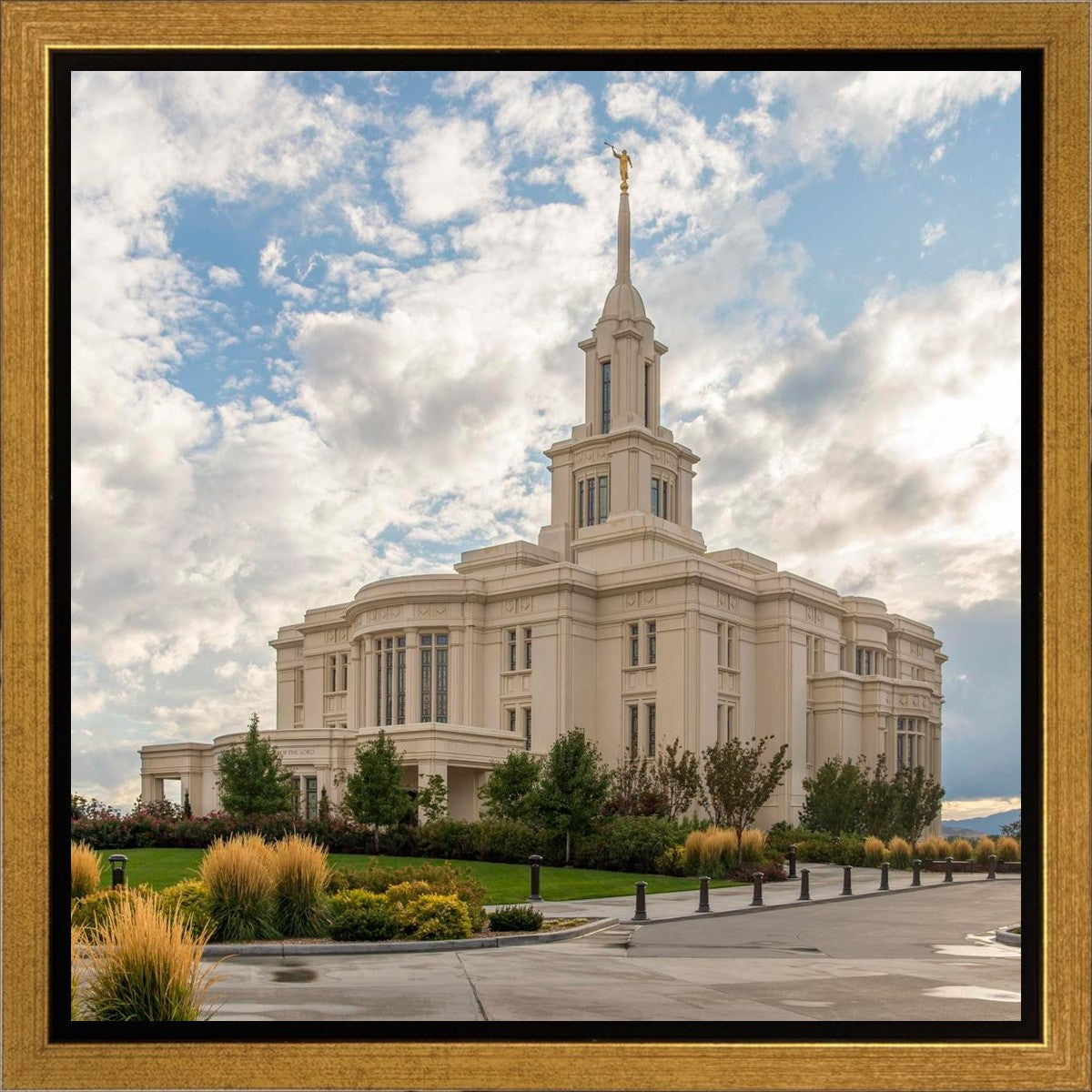 Payson Temple Golden Hour Gallery Wrap
