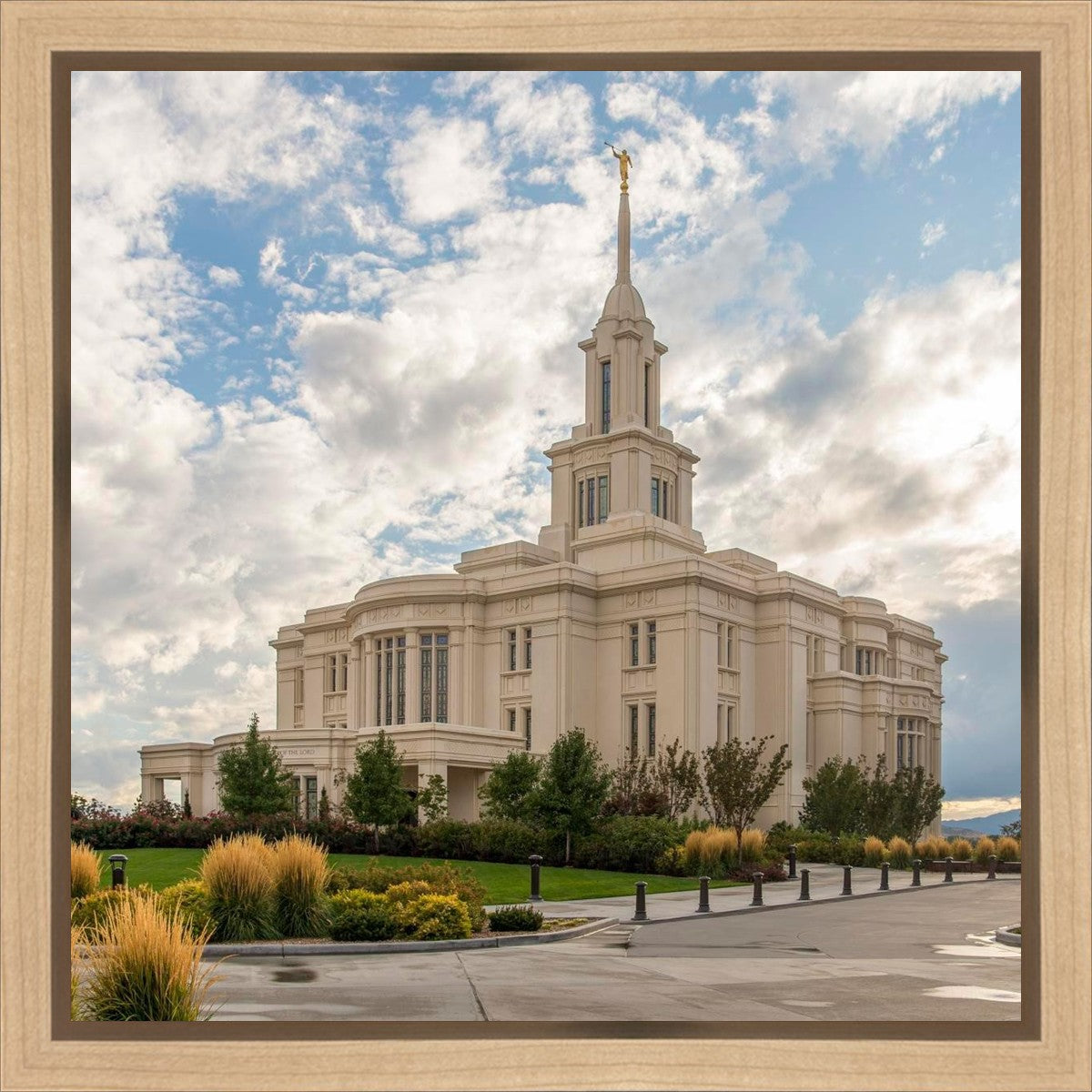 Payson Temple Golden Hour Gallery Wrap