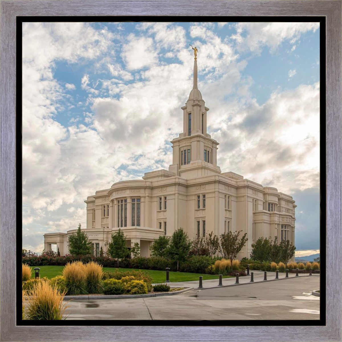 Payson Temple Golden Hour Gallery Wrap