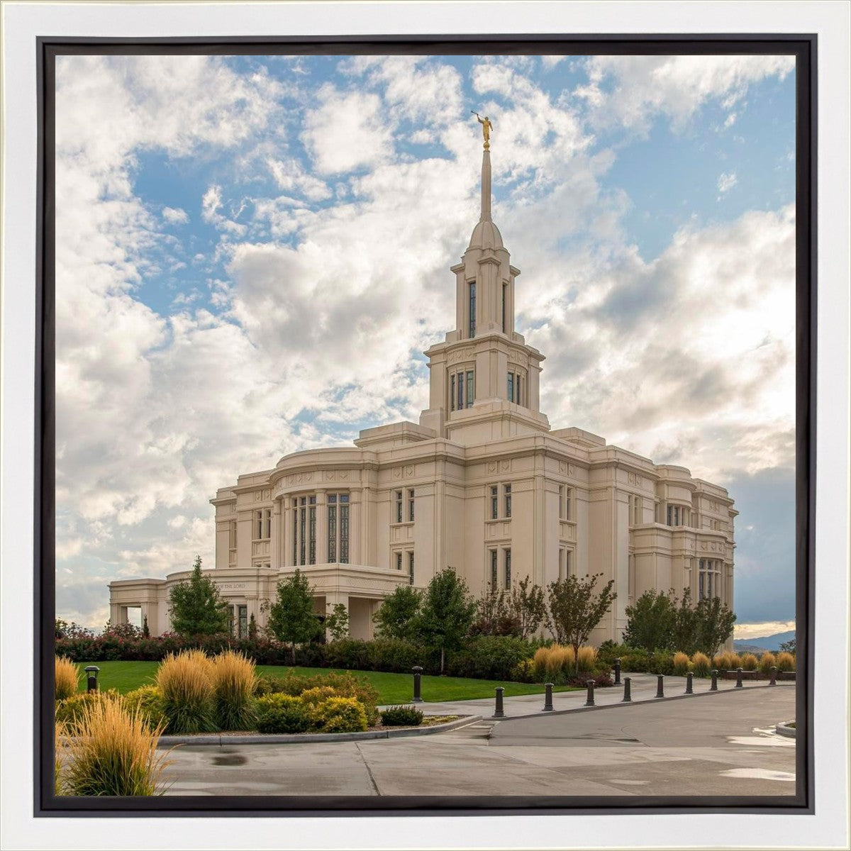 Payson Temple Golden Hour Gallery Wrap