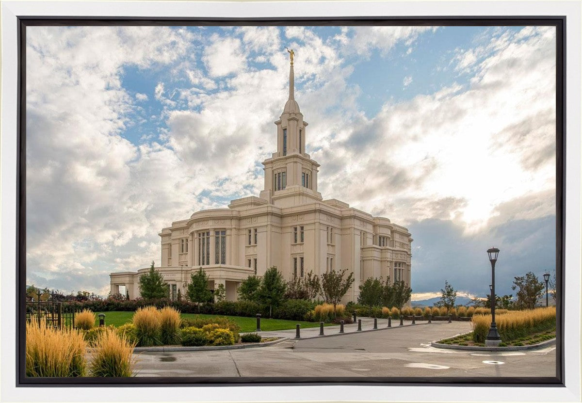 Payson Temple Golden Hour Gallery Wrap