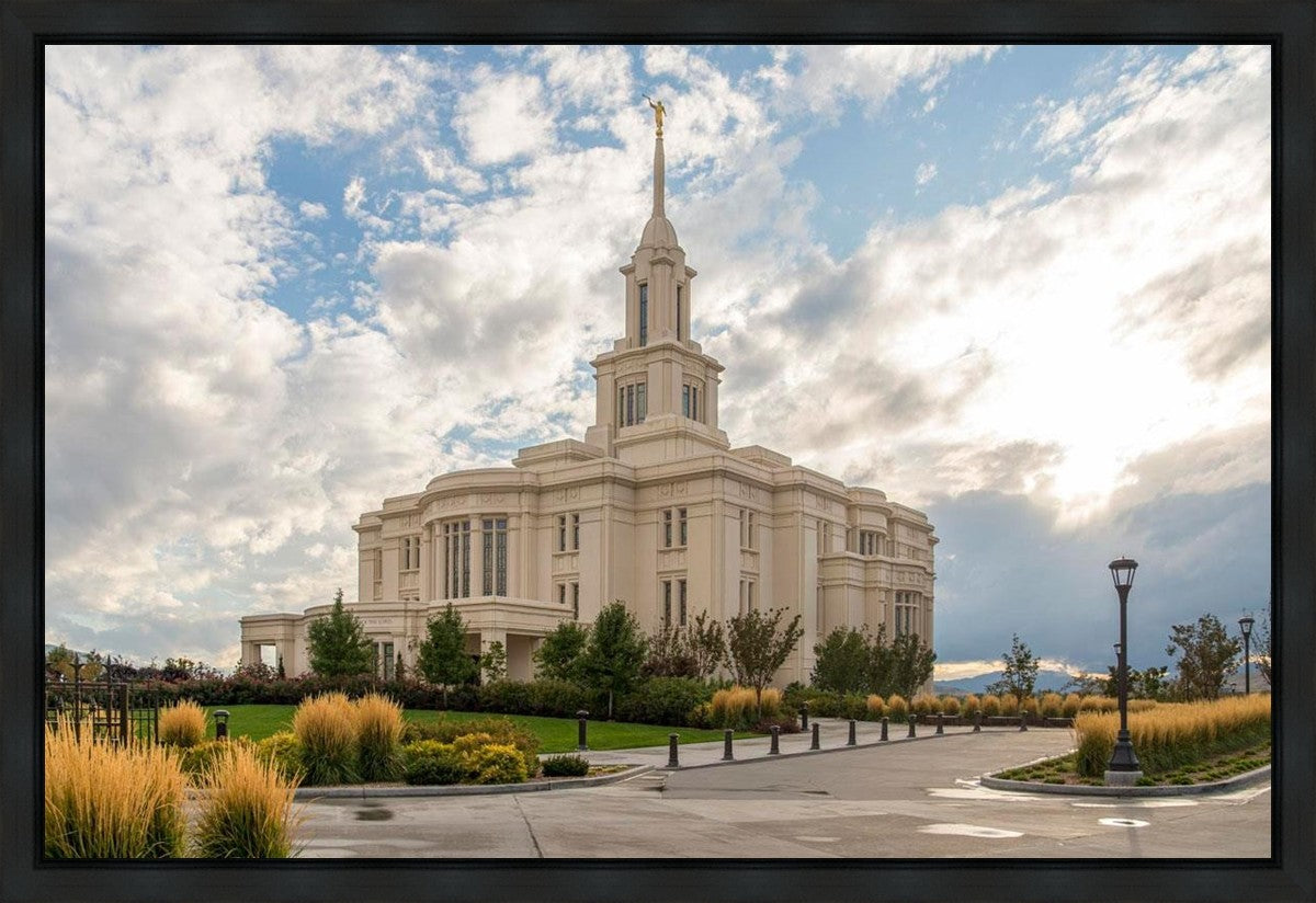 Payson Temple Golden Hour Gallery Wrap