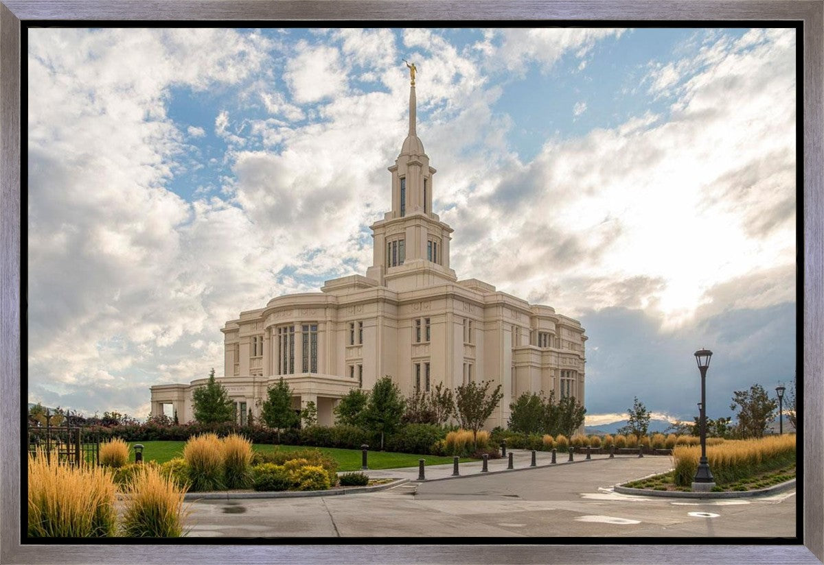 Payson Temple Golden Hour Gallery Wrap