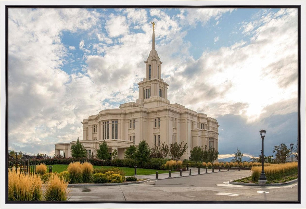 Payson Temple Golden Hour Gallery Wrap