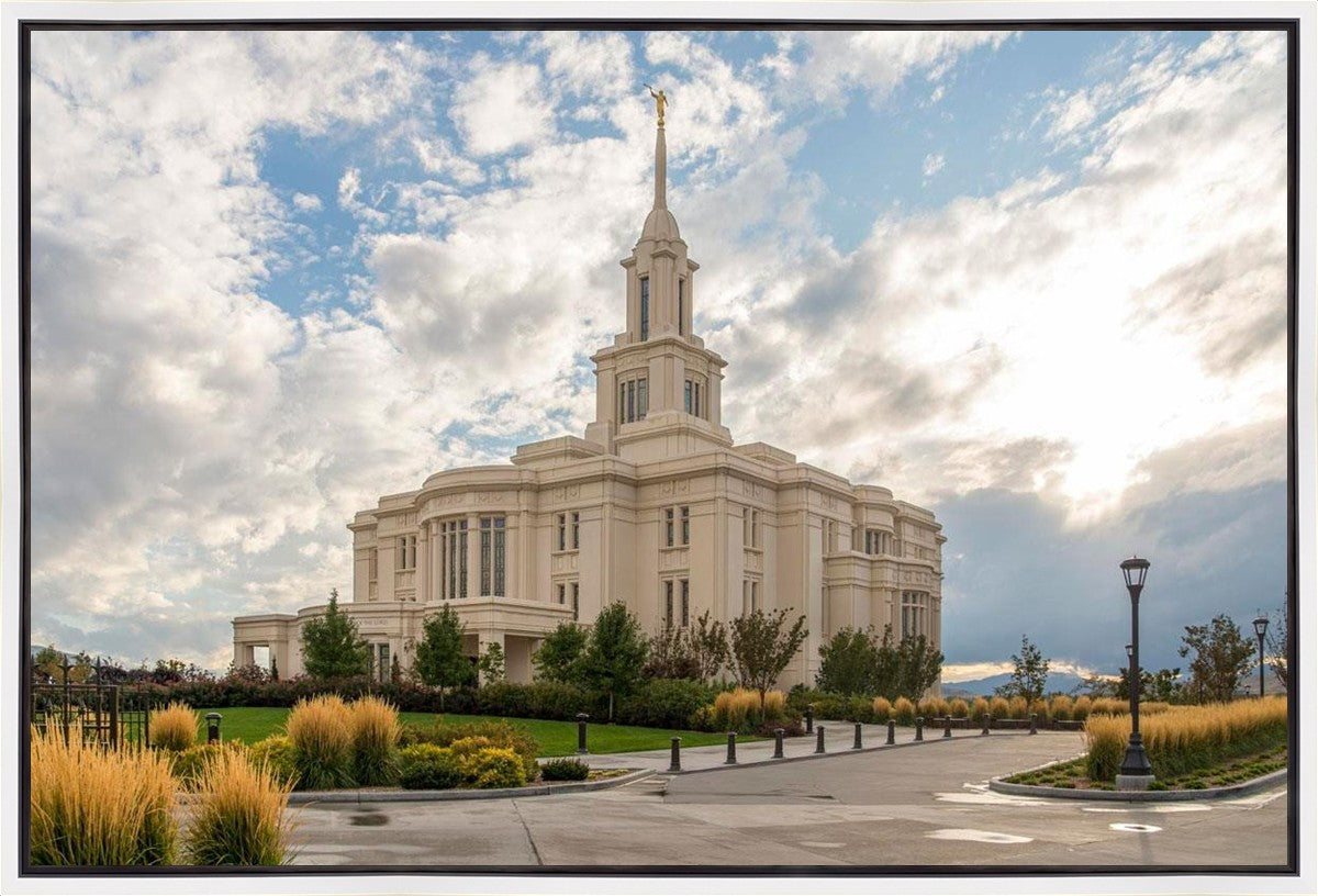 Payson Temple Golden Hour Gallery Wrap