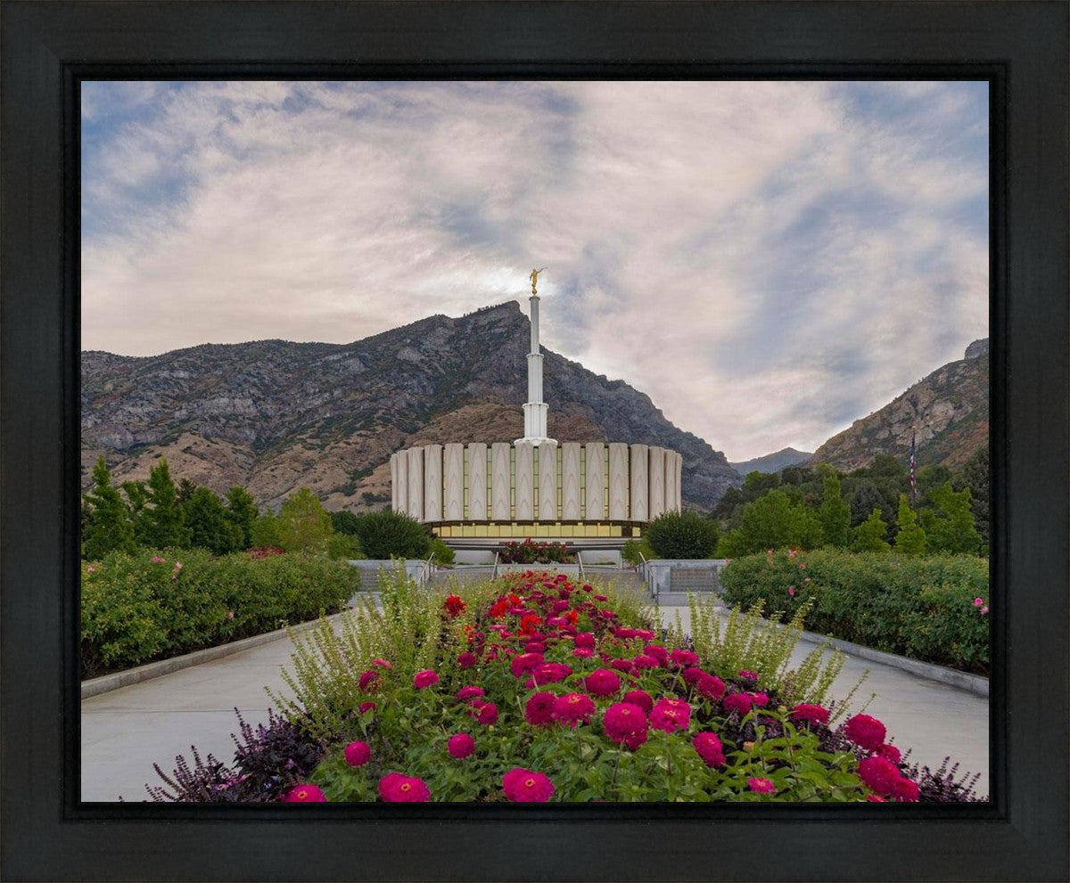 Provo Temple First Light Gallery Wrap