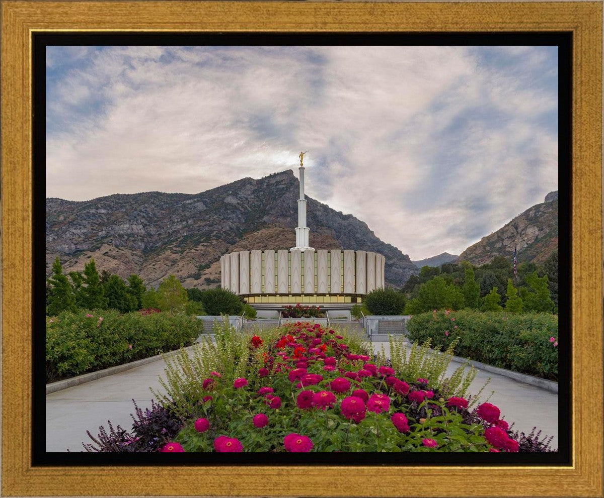 Provo Temple First Light Gallery Wrap