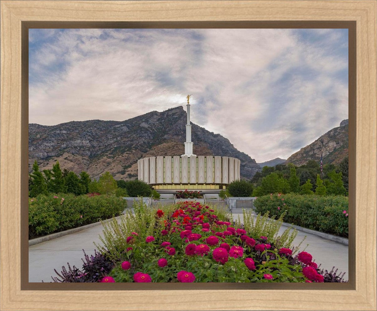 Provo Temple First Light Gallery Wrap