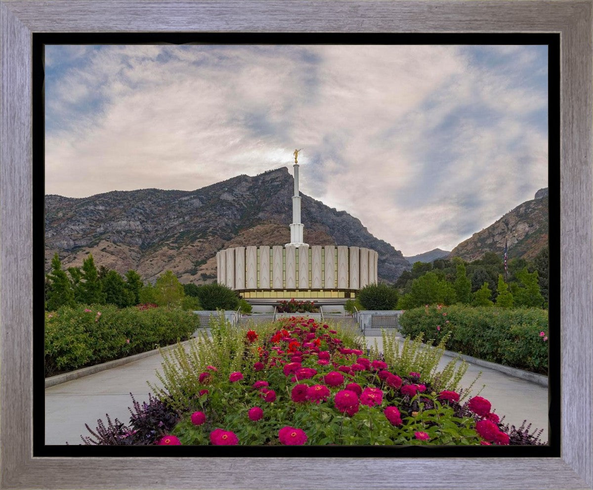 Provo Temple First Light Gallery Wrap