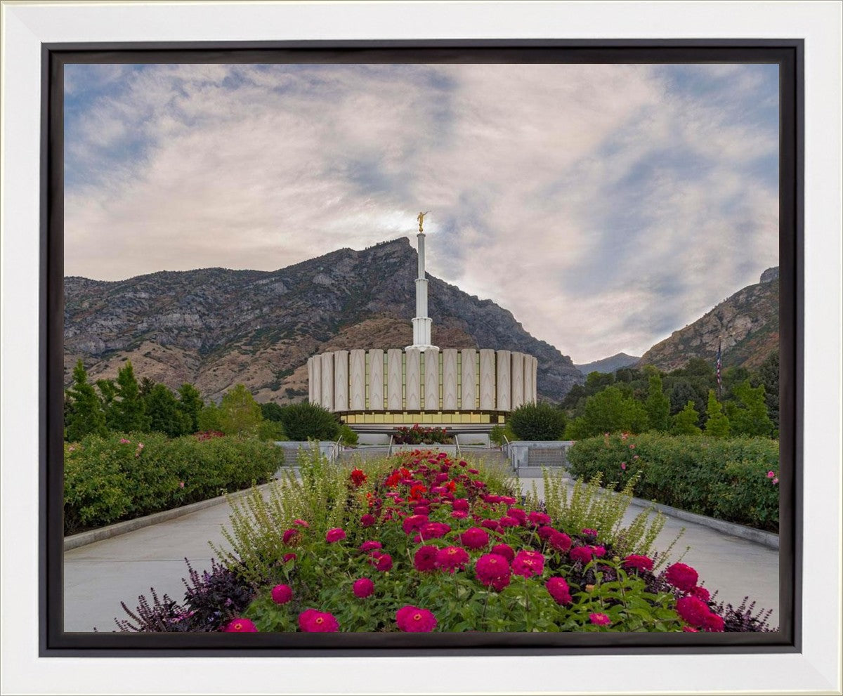 Provo Temple First Light Gallery Wrap