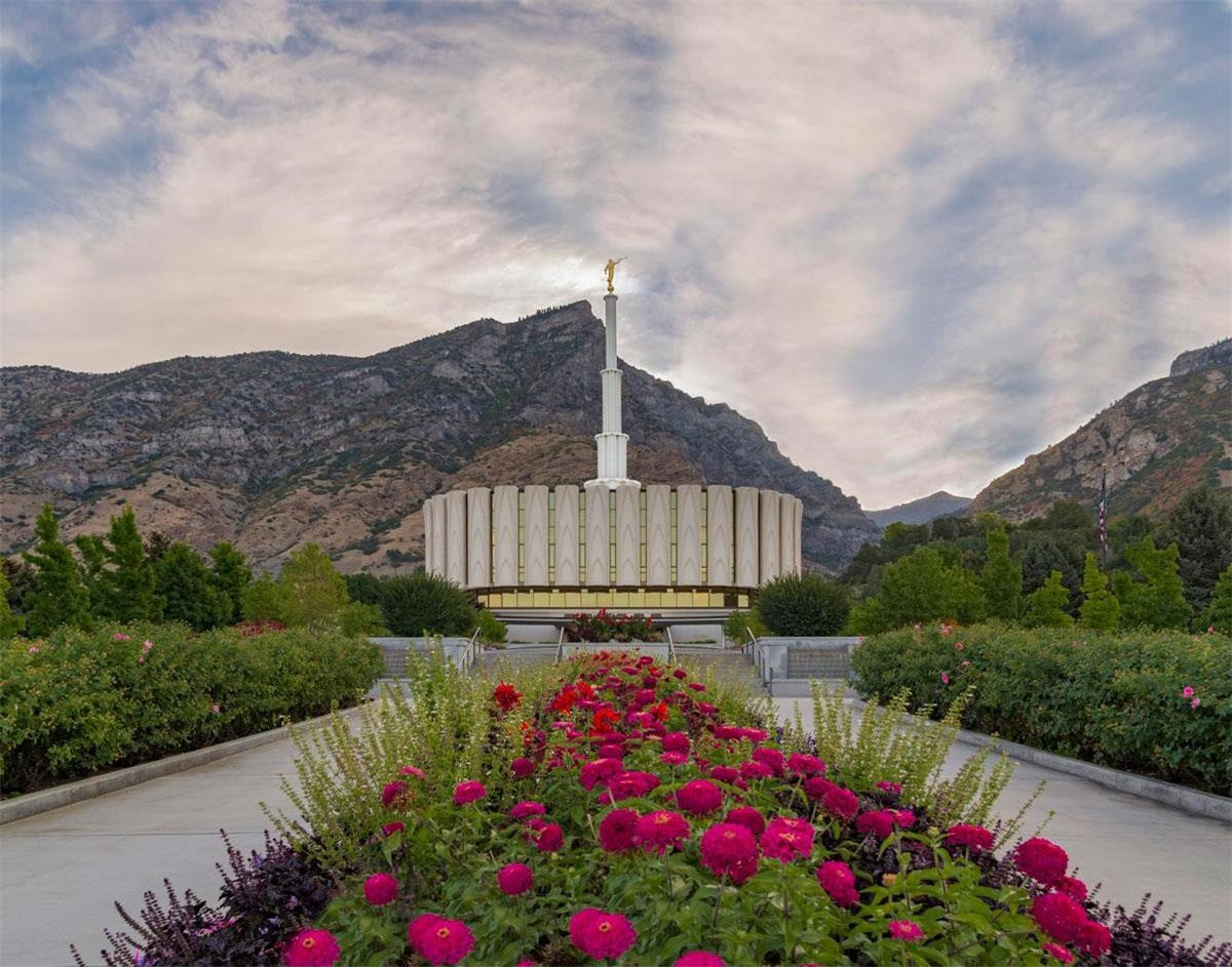 Provo Temple First Light Gallery Wrap