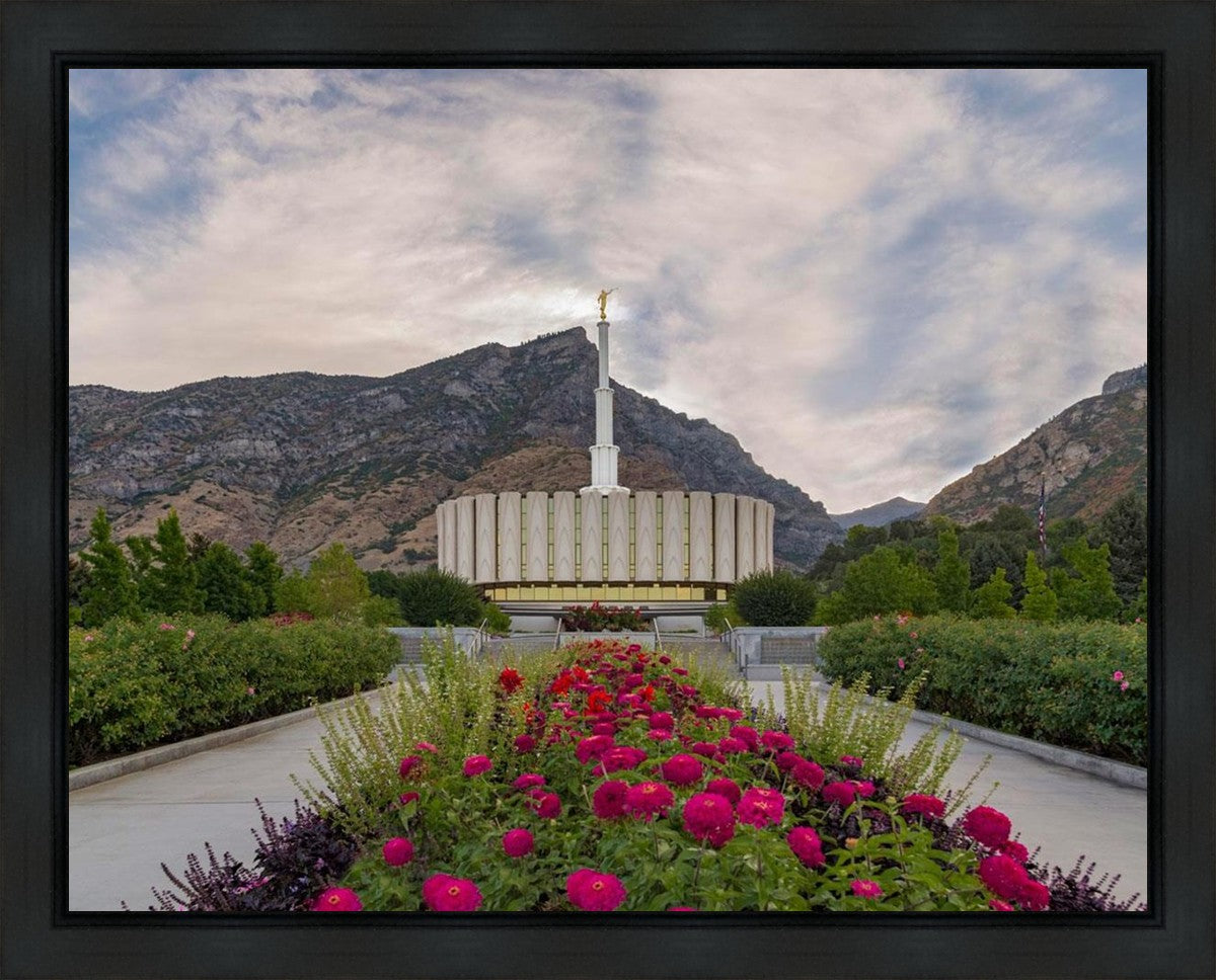 Provo Temple First Light Gallery Wrap