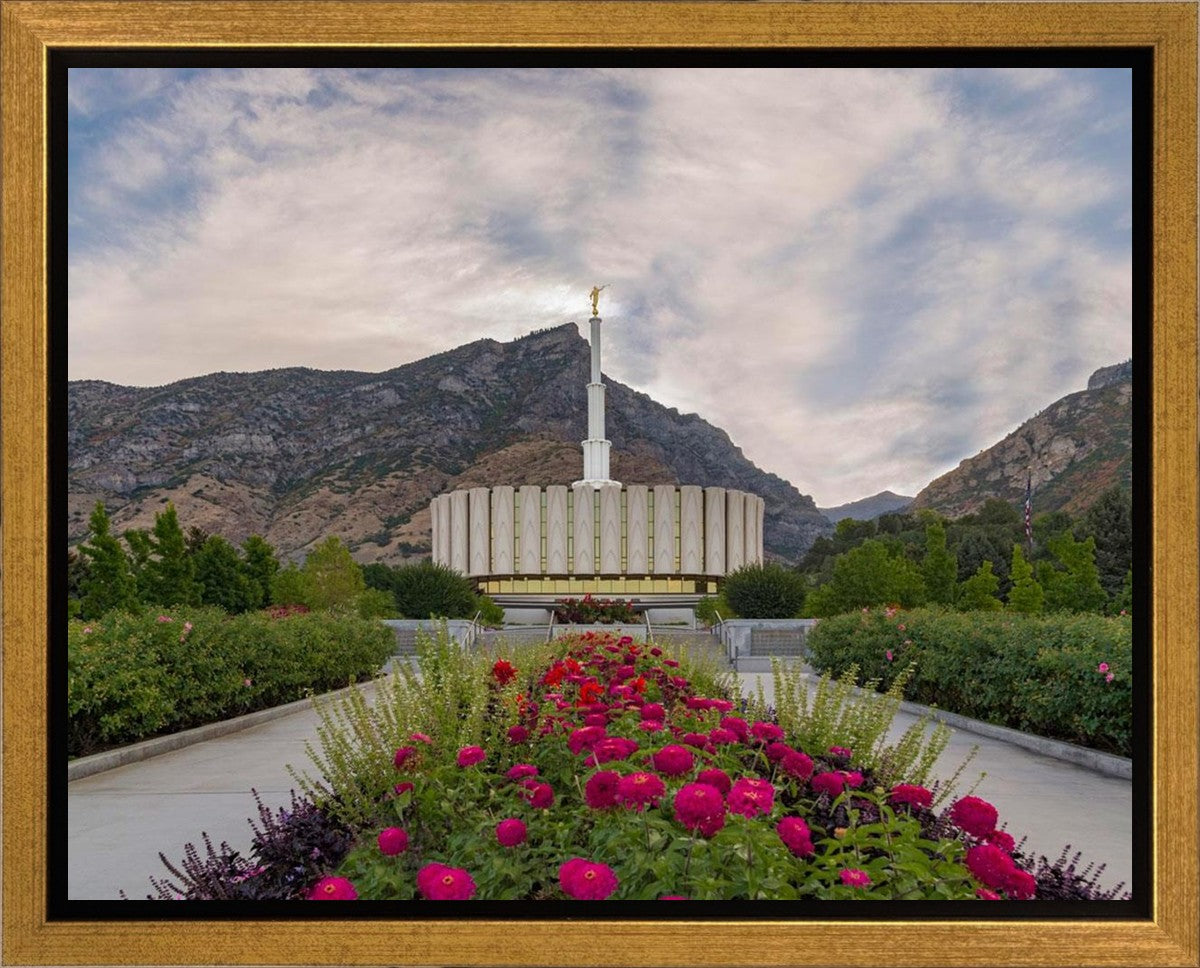 Provo Temple First Light Gallery Wrap