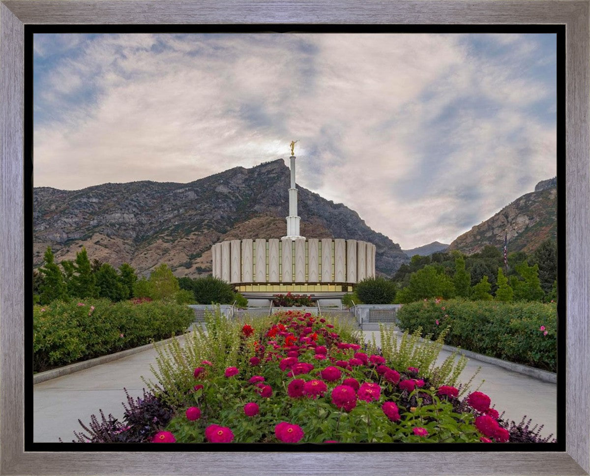 Provo Temple First Light Gallery Wrap