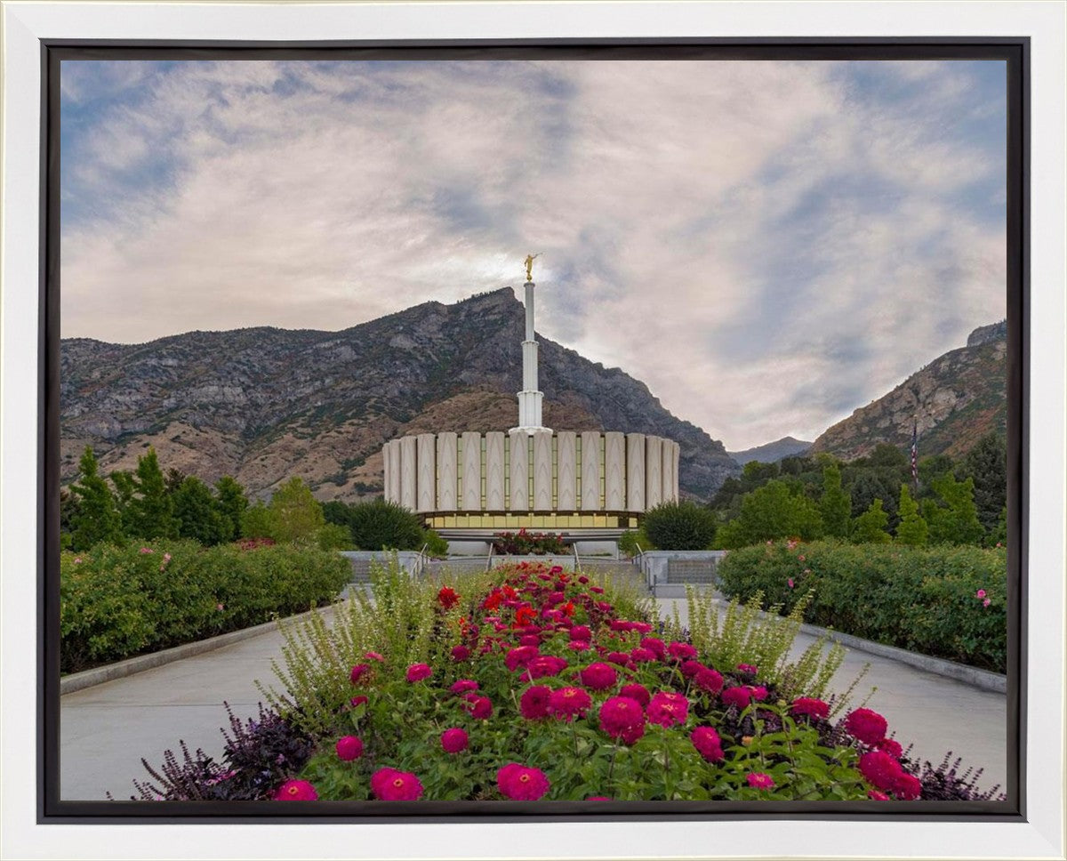 Provo Temple First Light Gallery Wrap