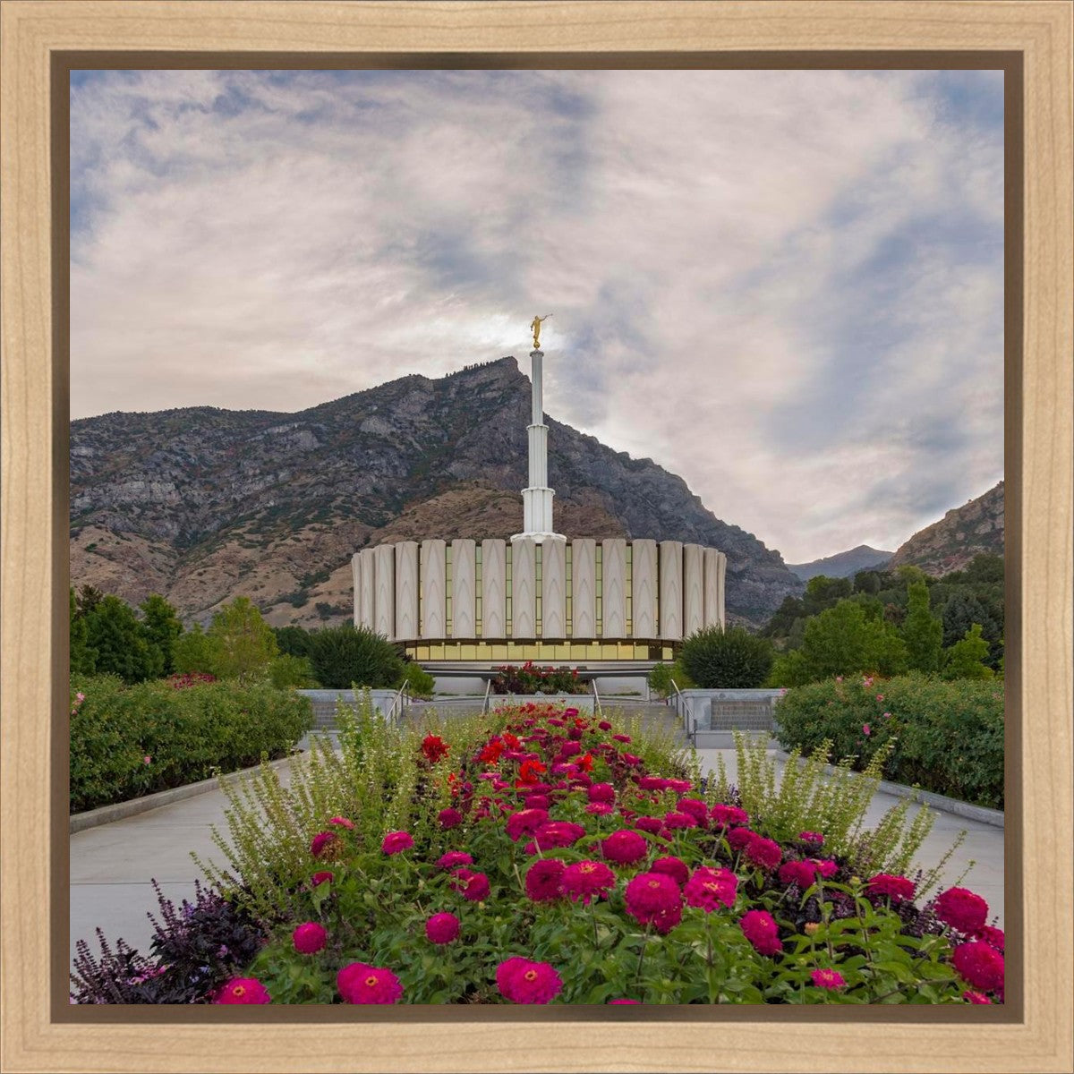 Provo Temple First Light Gallery Wrap