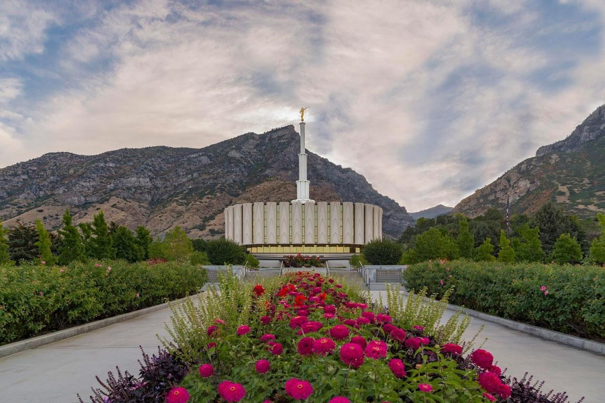 Provo Temple First Light Gallery Wrap