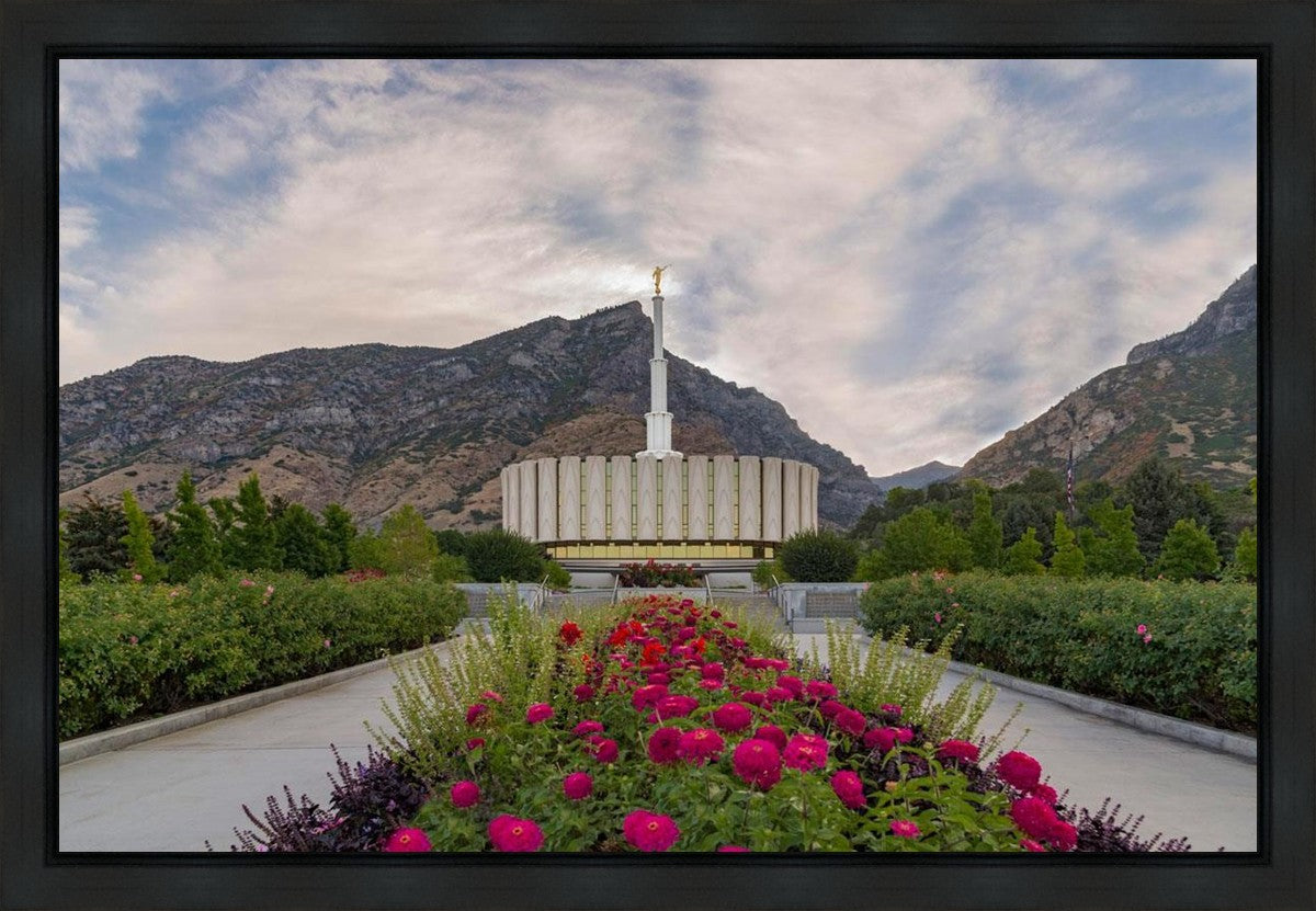 Provo Temple First Light Gallery Wrap