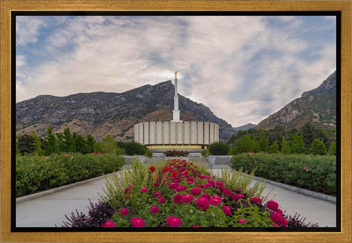 Provo Temple First Light Gallery Wrap