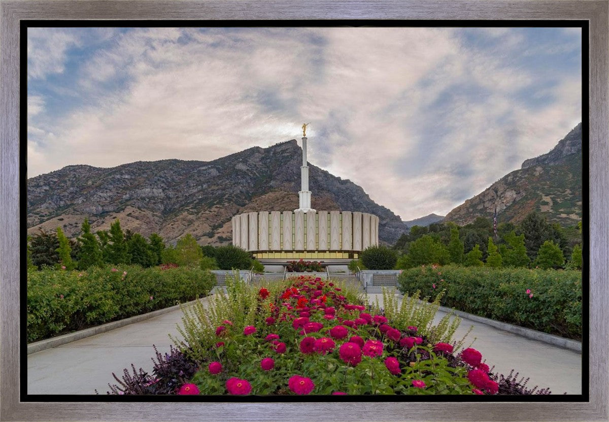 Provo Temple First Light Gallery Wrap