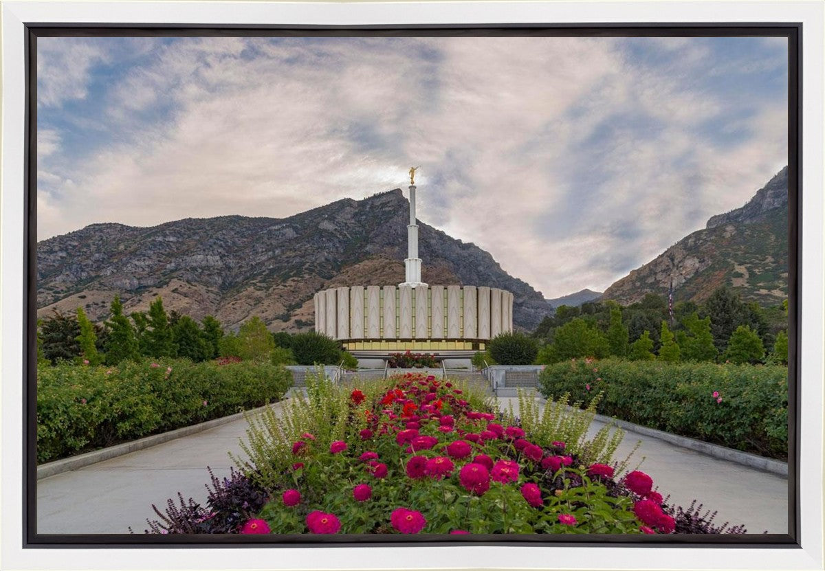 Provo Temple First Light Gallery Wrap
