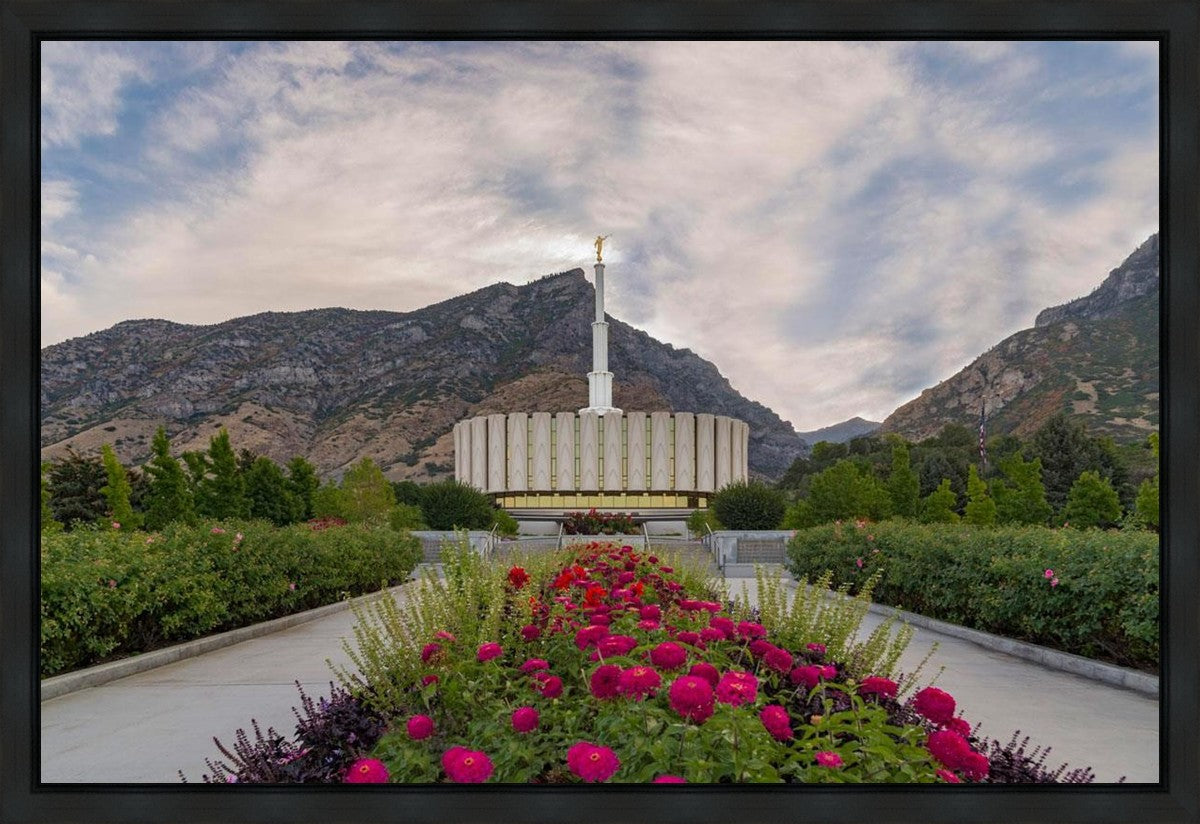 Provo Temple First Light Gallery Wrap