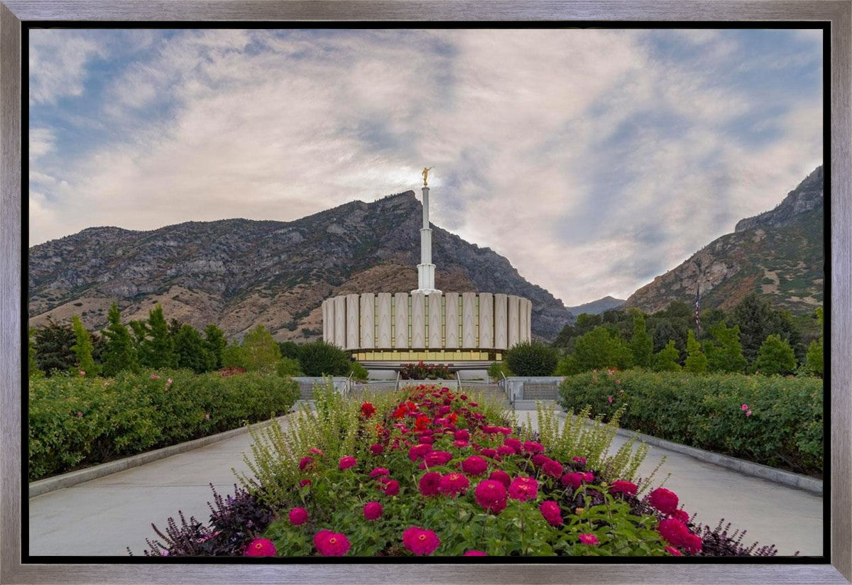 Provo Temple First Light Gallery Wrap