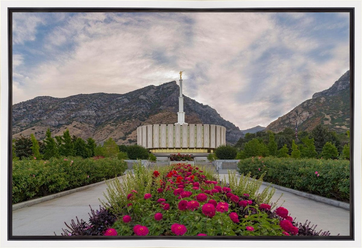 Provo Temple First Light Gallery Wrap