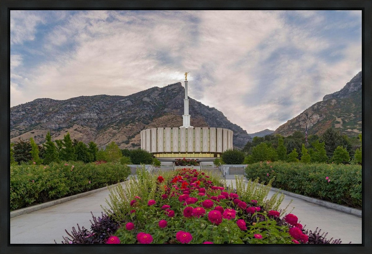 Provo Temple First Light Gallery Wrap