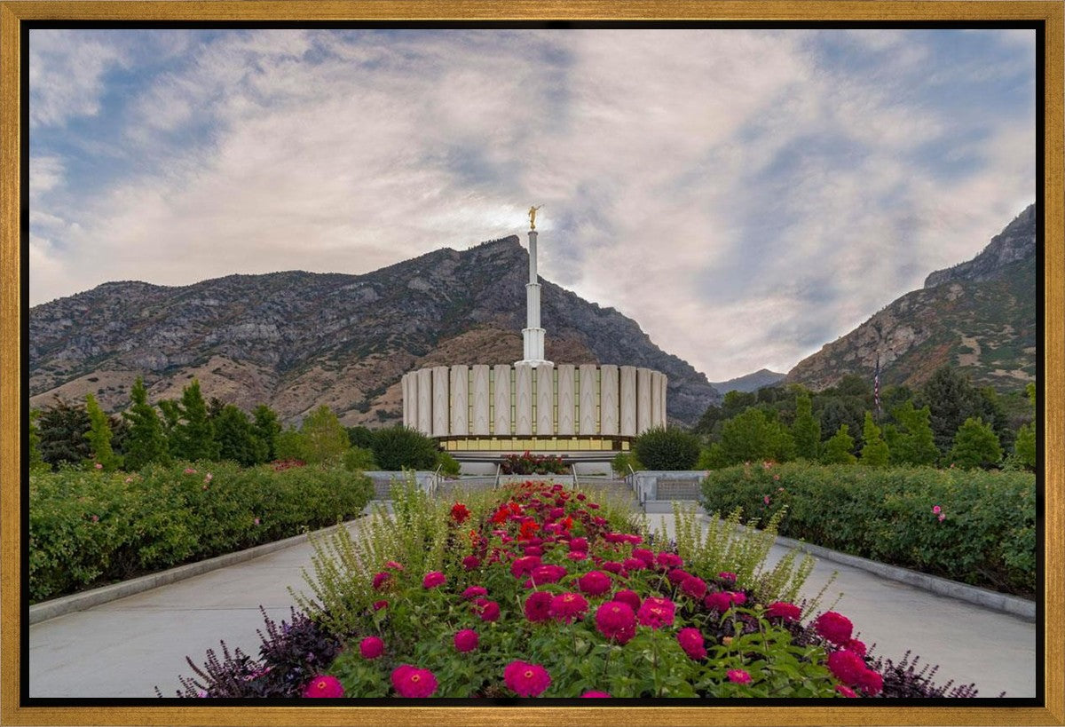 Provo Temple First Light Gallery Wrap
