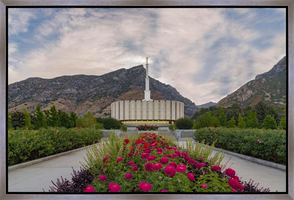 Provo Temple First Light Gallery Wrap