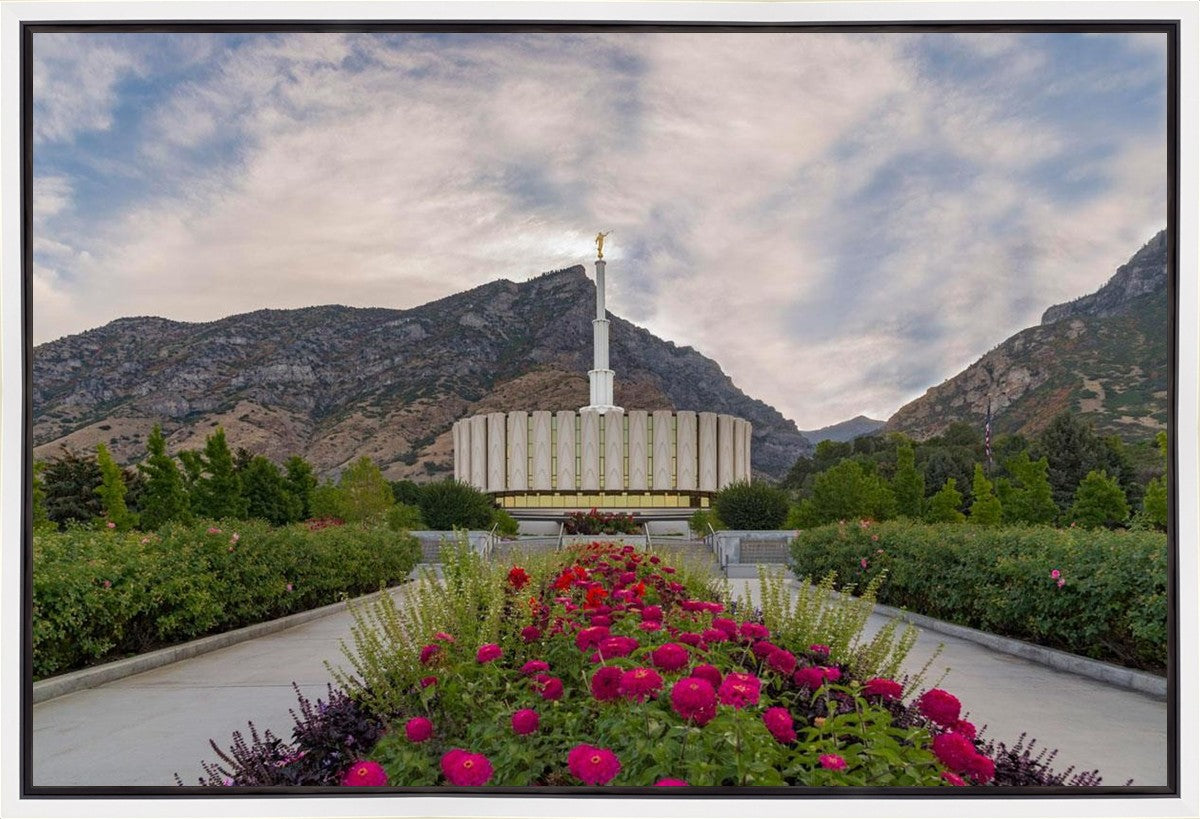 Provo Temple First Light Gallery Wrap