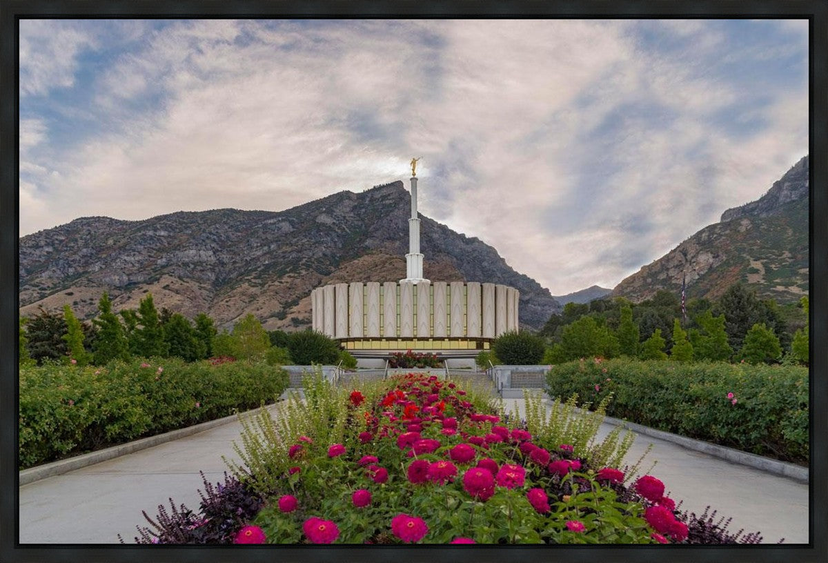 Provo Temple First Light Gallery Wrap
