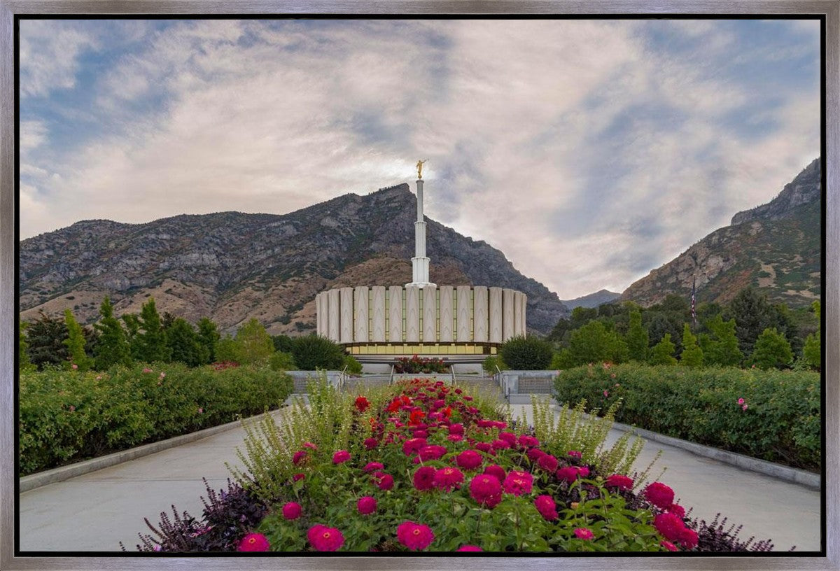 Provo Temple First Light Gallery Wrap