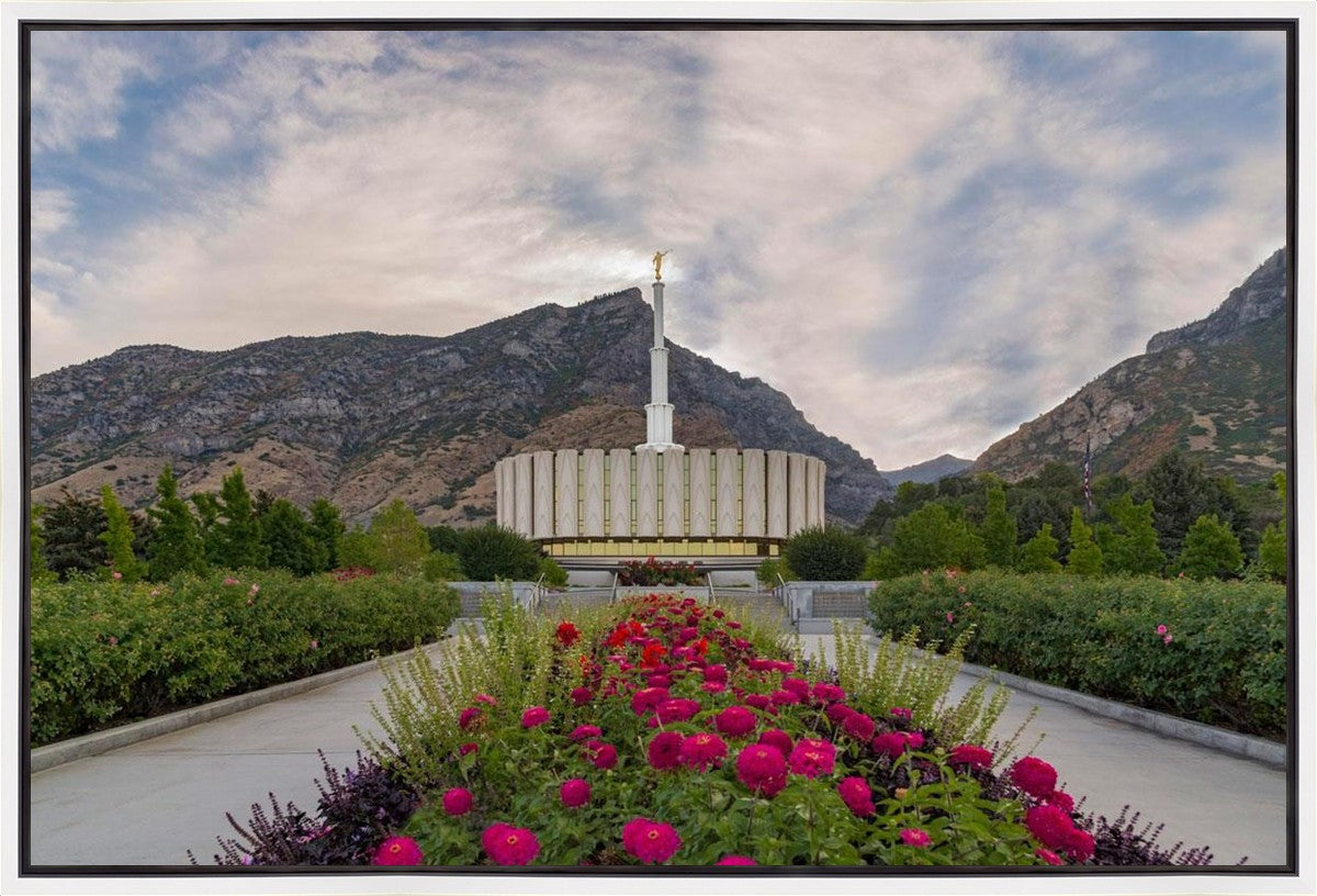 Provo Temple First Light Gallery Wrap