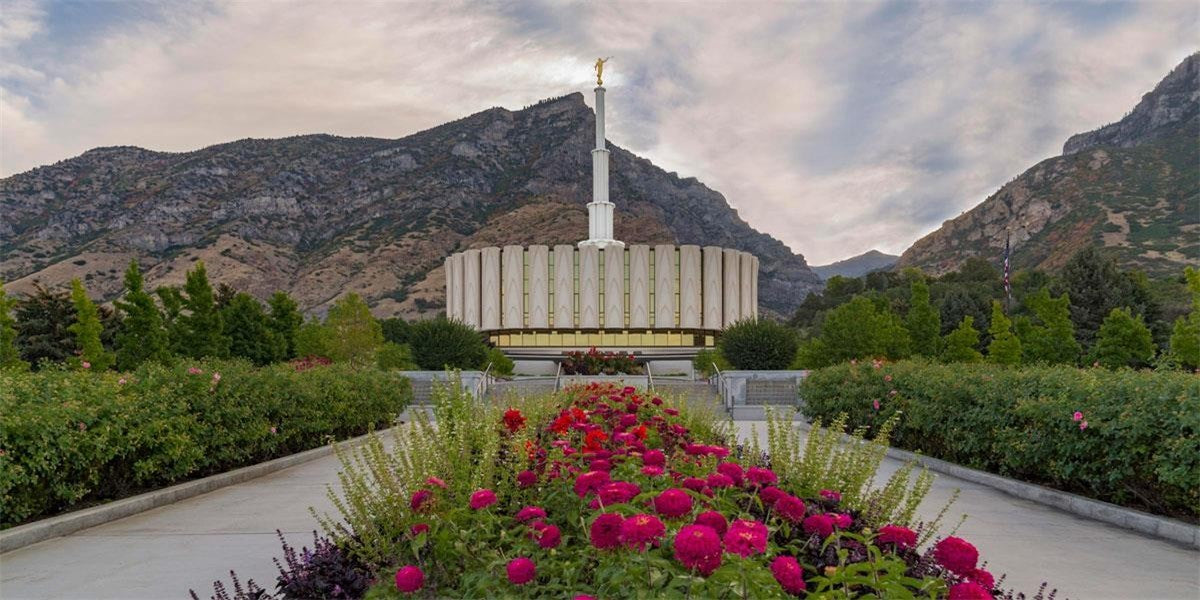 Provo Temple First Light Gallery Wrap