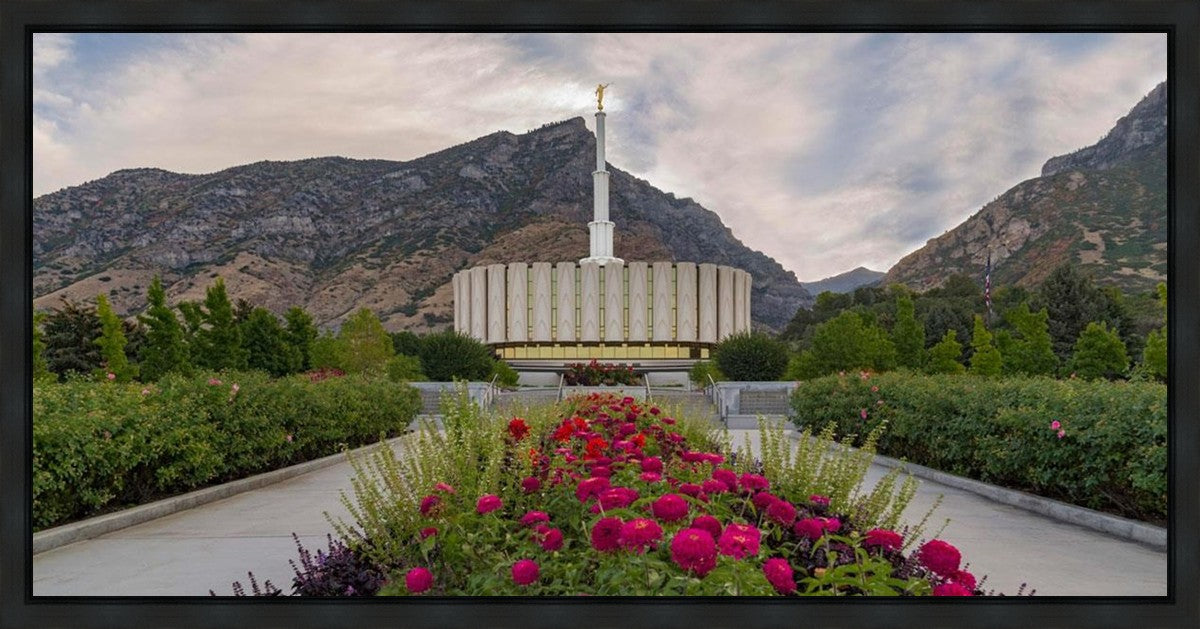 Provo Temple First Light Gallery Wrap