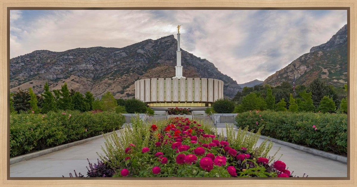 Provo Temple First Light Gallery Wrap