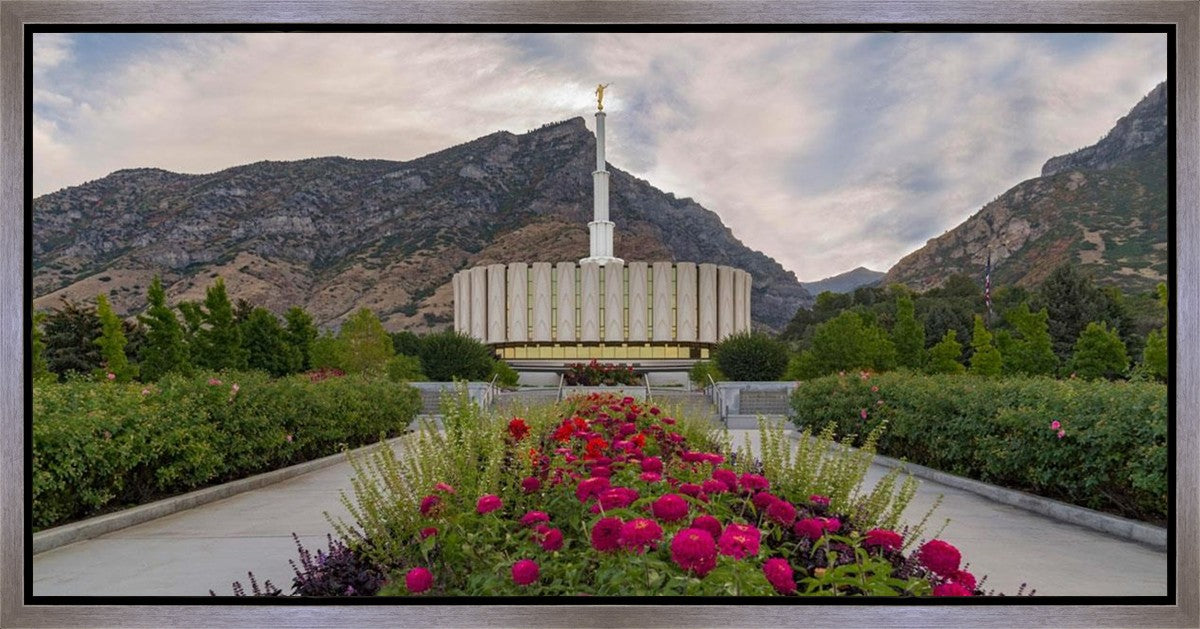 Provo Temple First Light Gallery Wrap