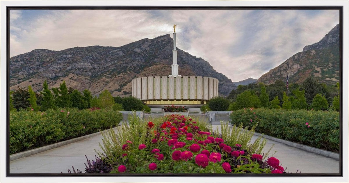 Provo Temple First Light Gallery Wrap
