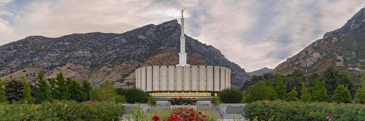 Provo Temple First Light Gallery Wrap